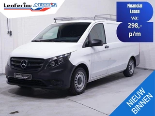 Mercedes-Benz Vito 114 CDI 136 pk Lang Aut. Glazenwasser Edition Airco, Cruise Control, Imperiaal, Trekhaak 2.500 kg, 2-Zits