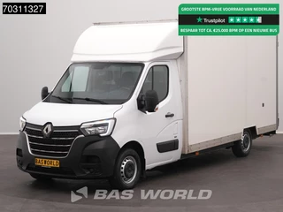 Renault Master 145PK Lowliner Bakwagen LED Navi Airco Cruise Camera Euro6 Meubelbak Koffer Verkoopwagen Pakketwagen Airco Cruise control
