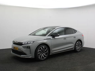 Hoofdafbeelding Škoda Enyaq Coupe Skoda Enyaq Coupé 60 Sportline 204pk Automaat Adaptive cruise control, Achteruitrijcamera, Panoramadak, Navigatie, Stuurwiel verwarmd, Stoelverwarming, LED matrix koplampen, Parkeersensoren