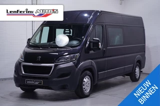 Peugeot Boxer 2.0 BlueHDI 163 pk L3H2 Dubbel Cabine 5-Zits Airco Trekhaak 3.000 kg, Cruise Control, PDC achter, NAP