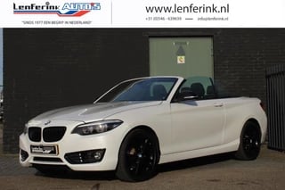 BMW 2-serie Cabrio 218d Sportline Navi Sportstoelen Clima Cruise Led koplampen