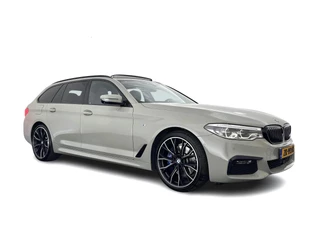 BMW 5 Serie Touring 530i M-Sportpack High Executive (INCL-BTW) Aut. *PANO | HEAD-UP | LEATHER | TOPVIEW | HARMAN/KARDON | FULL-LED | ADAPTIVE-CRUISE | BLINDSPOT | HEATED-COMFORTSEATS | KEYLESS | DAB | DIGI-COCKPIT | PRIVACY-GLASS | SHIFTPADDLE