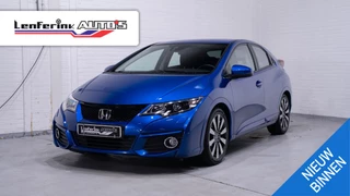 Honda Civic 1.4 Elegance Business Edition navigatie lmv 17" 4-seizoenen banden camera private-glas cruise-controle  DAB stoelverwarming voor