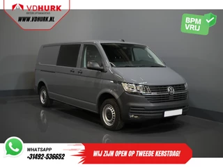 Volkswagen Transporter T6.1 2.0 TDI 150 Pk DSG Aut. L2 BPM VRIJ! DC Dubbel Cabine 4Motion/ Carplay/ Camera/ PDC/ Cruise/ Airco/ 4x4