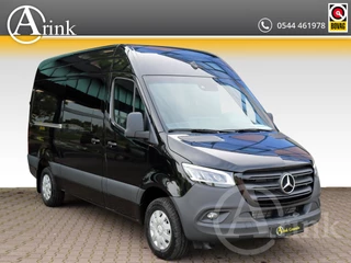 Hoofdafbeelding Mercedes-Benz Sprinter Mercedes-Benz Sprinter 319 CDI L2H2 BPM vrij 9G-TRONIC DUBBELCABINE LED MBUX NAVI CAMERA CLIMATE TREKHAAK 3.5t CRUISECONTROL