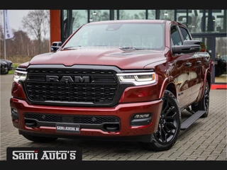 Dodge Ram 1500 LIMITED NIGHT HIGH OUTPUT 540PK 706 Nm 2025 | XB9 | MASSAGE | BOM VOL | CREW CAB | DUBBELE CABINE | GRIJSKENTEKEN | VOORRAAD NR 2302 - 7425