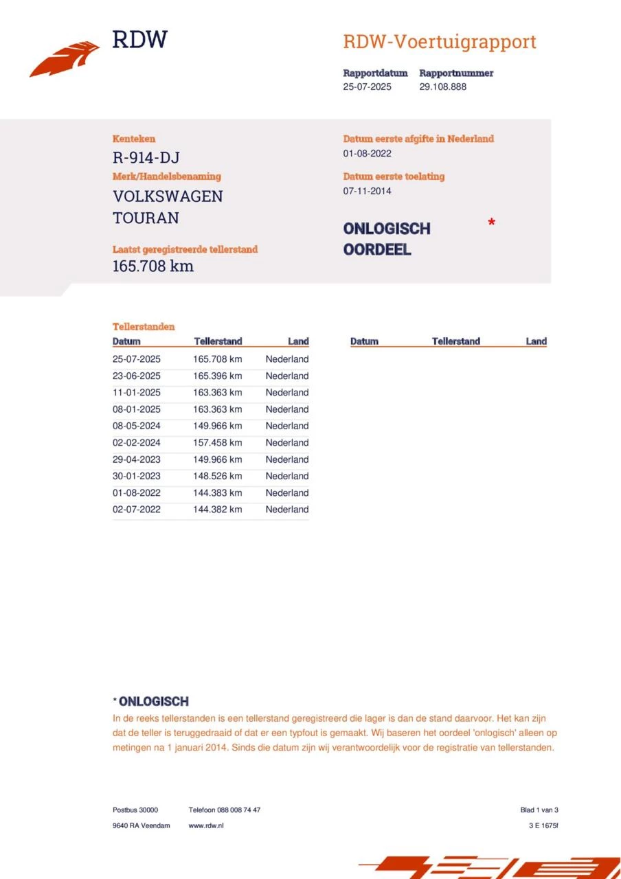 Hoofdafbeelding Volkswagen Touran