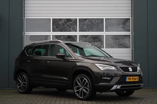 Seat Ateca 1.4 EcoTSI Xcellence 150pk Cruise/Panodak/Camera/Stoelverwarming/Leder/Keyless/Navi/PDC/Carplay/Android/LED19"LM/1e.Eig