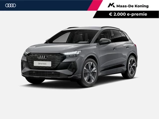 Hoofdafbeelding Audi Q4 e-tron Audi Q4 e-tron 45 quattro S Edition Competition 286 PK · Assist. pakket plus · Comfortpakket · Lichtpakket plus ambient light