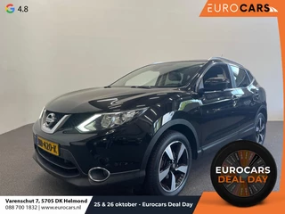 Hoofdafbeelding Nissan QASHQAI Nissan Qashqai 1.2 Connect Edition Automatische Airco Navigatie Camera parkeersensoren voor en achter Dakrails LM velgen 18 inch