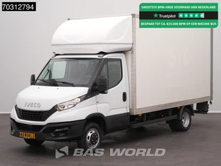 Iveco Daily 35C14 Laadklep Dubbellucht Bakwagen Airco Cruise D'Hollandia Euro6 Meubelbak Koffer Airco Cruise control