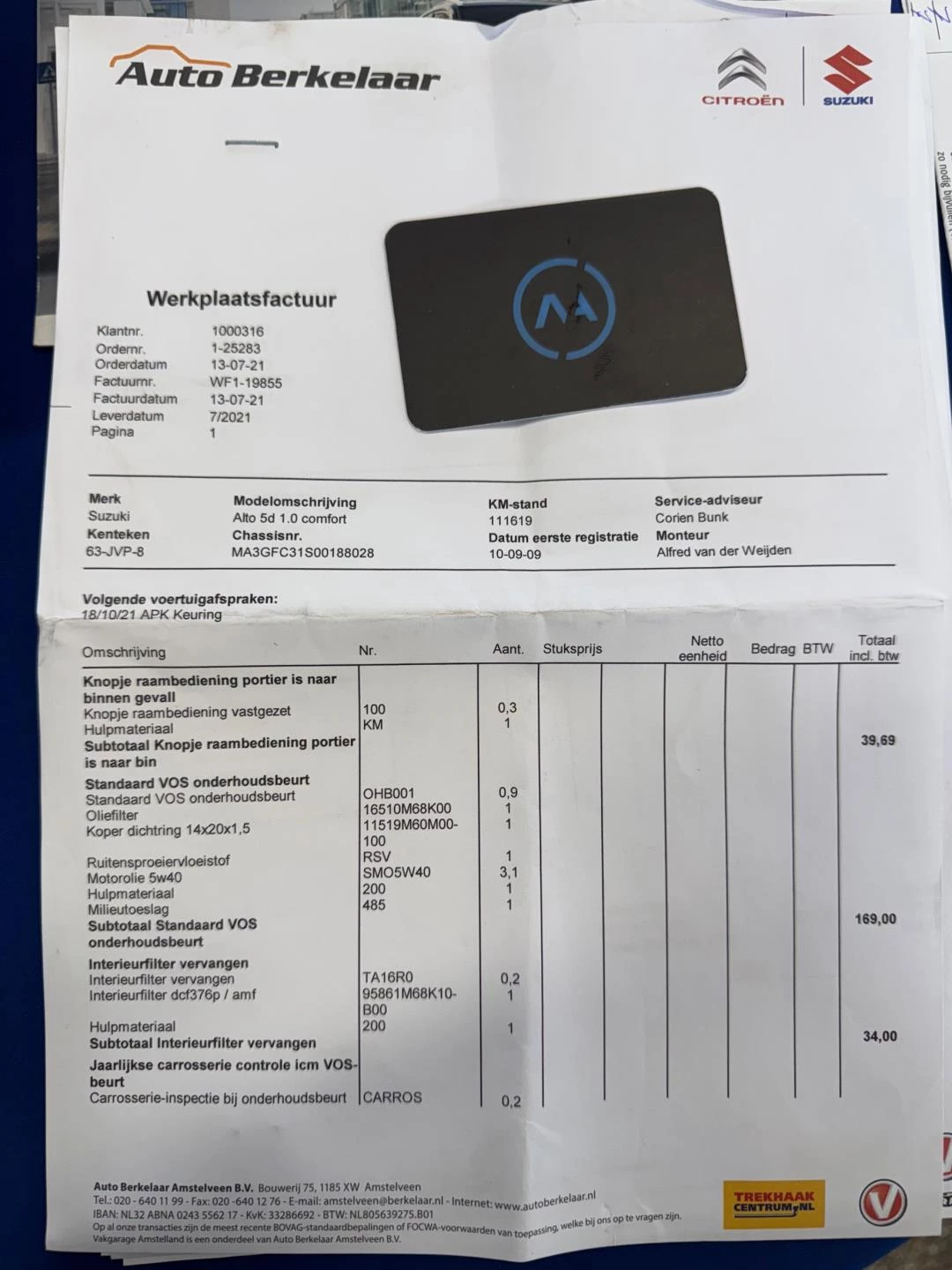 Hoofdafbeelding Suzuki Alto