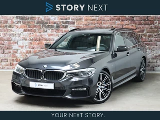BMW 5 Serie Touring 530i High Executive M Sport Pakket Automaat / Head-Up Display / Panoramadak / Harman Kardon / Active Steering / Nappaleder / DAB / Surround View / Cruise Control / Stoelverwarming / Navigatie Professional / Climate Control