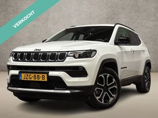 Jeep Compass 4xe 190 Plug-in Hybrid Electric Sport 190Pk Automaat (VIRTUAL COCKPIT, APPLE CARPLAY, GROOT NAVI, 360 CAMERA, LEDER, SPORTSTOELEN, GETINT GLAS, KEYLESS, NIEUWSTAAT)
