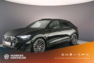 Audi Q8 55 TFSI e quattro Pro Line S 394pk | Tour + City pack | Pano | Vierwielbesturing | Head-Up | Rondomzicht | Memory bestuurder+passagier | Servosluiting |