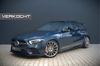 Mercedes-Benz A-Klasse AMG 35 4MATIC Edition 1 | Panoramadak | Burmester | AMG Performance Recaro stoelen | Stoelverwarming | Keyless | Aero pack | Adaptive Cruise Control | Ambiance verlichting | 360 Camera |