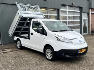 Hoofdafbeelding Nissan e-NV200 Nissan e-NV200 Business 40 kWh Elektrische Kipper Openlaadbak met Airco Cruise controle Telefoonverbinding 2-Persoons Kieper Pick-up P-up Ex gemeente