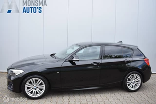 BMW 118i AUT. M-Sport Sapphirschwarz Airco Cruise Alcantara PDC 17" LMV Zeer netjes!