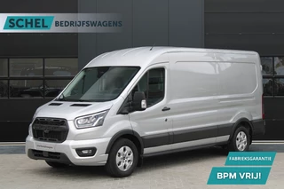 Ford Transit 350 2.0 TDCI L3H2 Limited 165pk - Adaptive Cruise - Luchtvering - Blind Spot - 360 camera - Raptor Grill - Stoel-Stuurverwarming - Trekhaak - Rijklaar