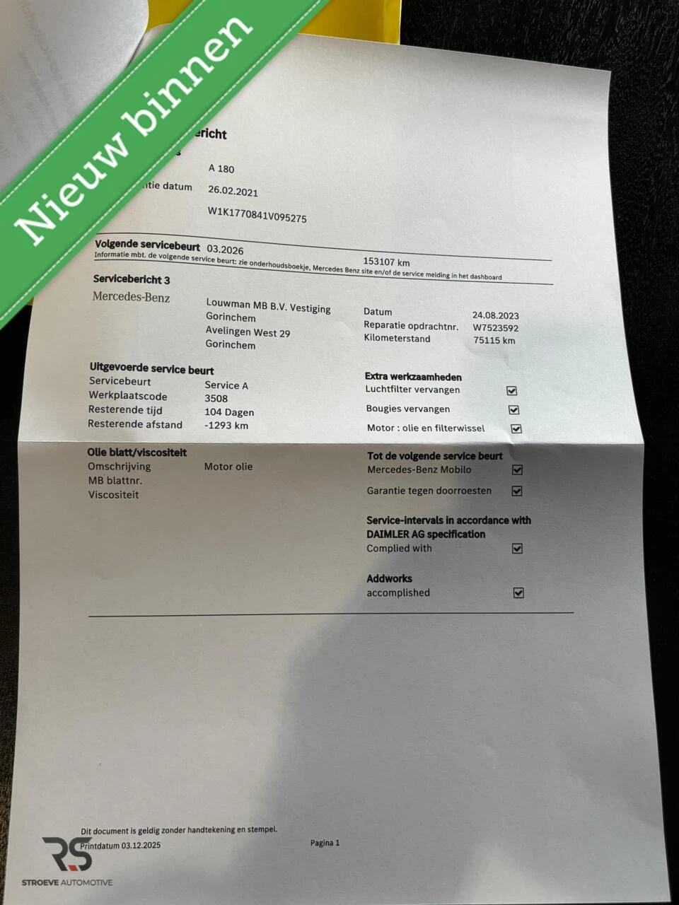 Hoofdafbeelding Mercedes-Benz A-Klasse