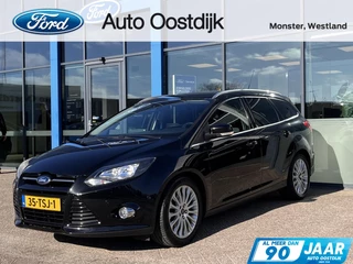Ford Focus Wagon 1.6 EcoBoost Titanium 150PK Afn. Trekhaak Dealer Onderhouden! Parkeersensoren Sony Audio Climate Control Navi Cruise *1500KG Trekgewicht*