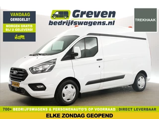 Ford Transit Custom 320 2.0 TDCI L2H2 2800KG Trekgew. Airco Cruise PDC Stoelverwarming LED Elektrpakket Trekhaak