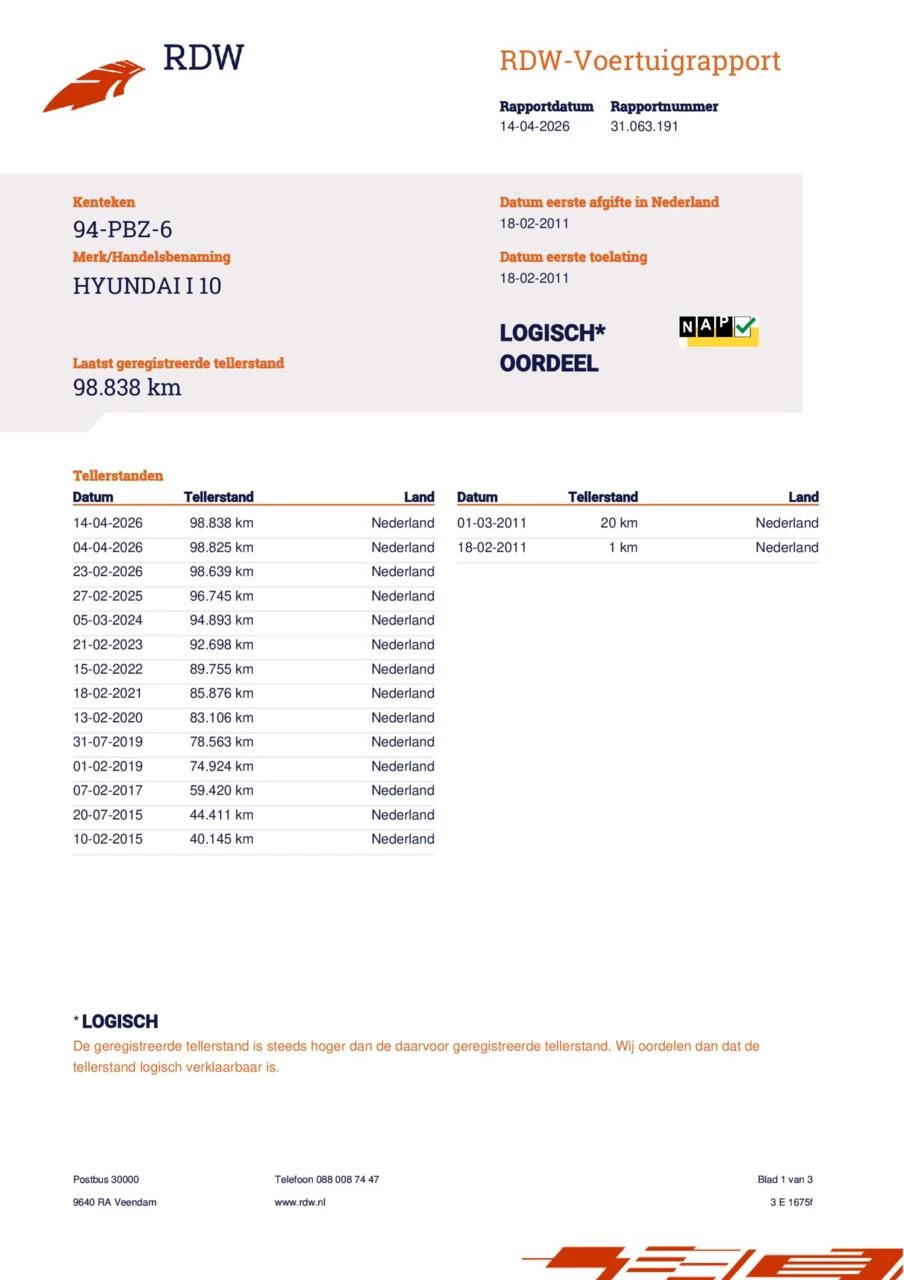 Hoofdafbeelding Hyundai i10