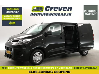 Citroën Jumpy 2.0 BlueHDI L3H1 | DC | 6 Pers | 2xSchuifdeur | Airco | Cruise | | 360 Cam | Carplay | Navi