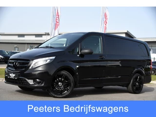 Mercedes-Benz Vito 116 CDI L2 Black Edition Camera, Cruise, LED, 164pk, Trekhaak, Leder, Multimedia, Automaat, Sensoren, Uniek!