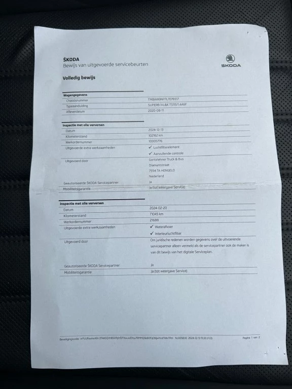 Hoofdafbeelding Škoda Superb