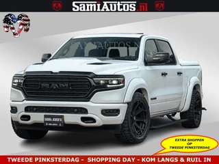 Dodge Ram 1500 Limited Night | 5.7 V8 Hemi Full Option | LPG | Comfortabele Dubbele Cabine met Royale 5 Zitplaatsen | De Meest Luxe en Volle Pick-Up in zijn Klasse | BPM vrij | Nu Leverbaar uit Voorraad | Voorraad Nr v45lp