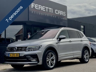 Hoofdafbeelding Volkswagen Tiguan Allspace Volkswagen Tiguan Allspace 1.5 TSI AUT7 3X R-LINE 7PERS. PANODAK VOL-LEDER NAVI CAMERA VIRTUAL-DASH APPLE-CARPLAY LED LMV PDC