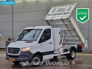 Mercedes Sprinter 514 CDI Kipper met kist 3500kg trekhaak Airco Cruise Tipper Benne Kieper Airco Trekhaak Cruise control