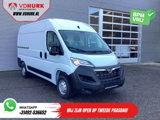 Opel Movano 2.2 140 pk L2H2 Betimmering/ Carplay/ 270Gr.Deuren/ Climate/ Camera/ Cruise/ Navi/ PDC/ Cruise