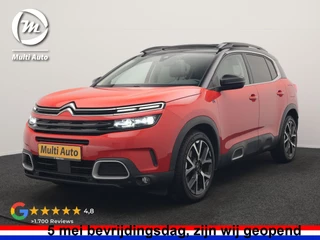 Citroën C5 Aircross 1.6 Shine PHEV 225pk Dealer O.H. | Panodak | Adaptive Cruise | 360 Camera | Lederen Comfortstoelen Massage & Memory | Keyless | Blis | Stoelverwarming | 19"L.M | Navigatie | DAB | Plug In Hybrid |