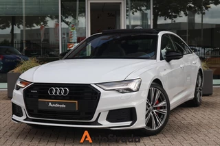 Audi A6 Limousine 55 TFSI S-Line e quattro 367pk | Carplay | Memory | B&O | Stoelverwarming | Pano | Trekhaak | Matrix LED