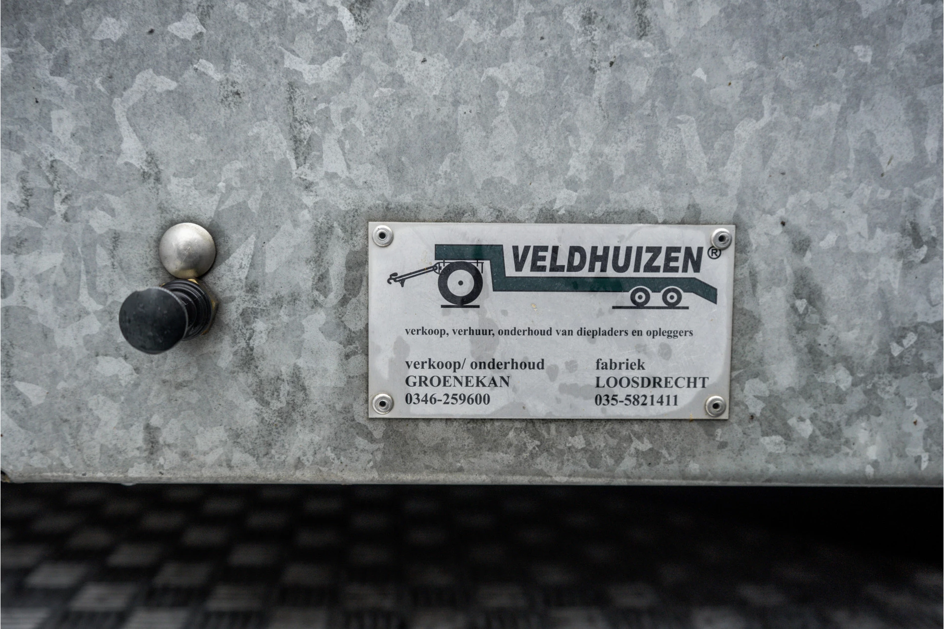 Hoofdafbeelding Veldhuizen P45-1 | Be Oplegger 5T | Semi knik dieplader | LV: 3230KG