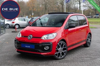 Volkswagen Up! 1.0 TSI GTI|1ste Eig.|5-deurs|Panoramadak|Airco|Stoelverwarming|6BAK|TornadoRood|Dealer Onderhouden