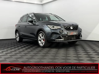 Hoofdafbeelding SEAT Arona SEAT Arona 1.5 EcoTSI FR Business Connect Camera, Navi, Keyless start, Virtual desk, Cruise control, A start stop, Rijstrook correctie, Clima