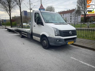 Volkswagen Crafter Oprijwagen met Carliner dubbele aanhanger