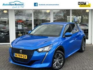 Peugeot e-208 EV Allure Pack 50 kWh, 5 deurs, Clima,Cruise,Led,16"lmv,Achteruitrijcamera