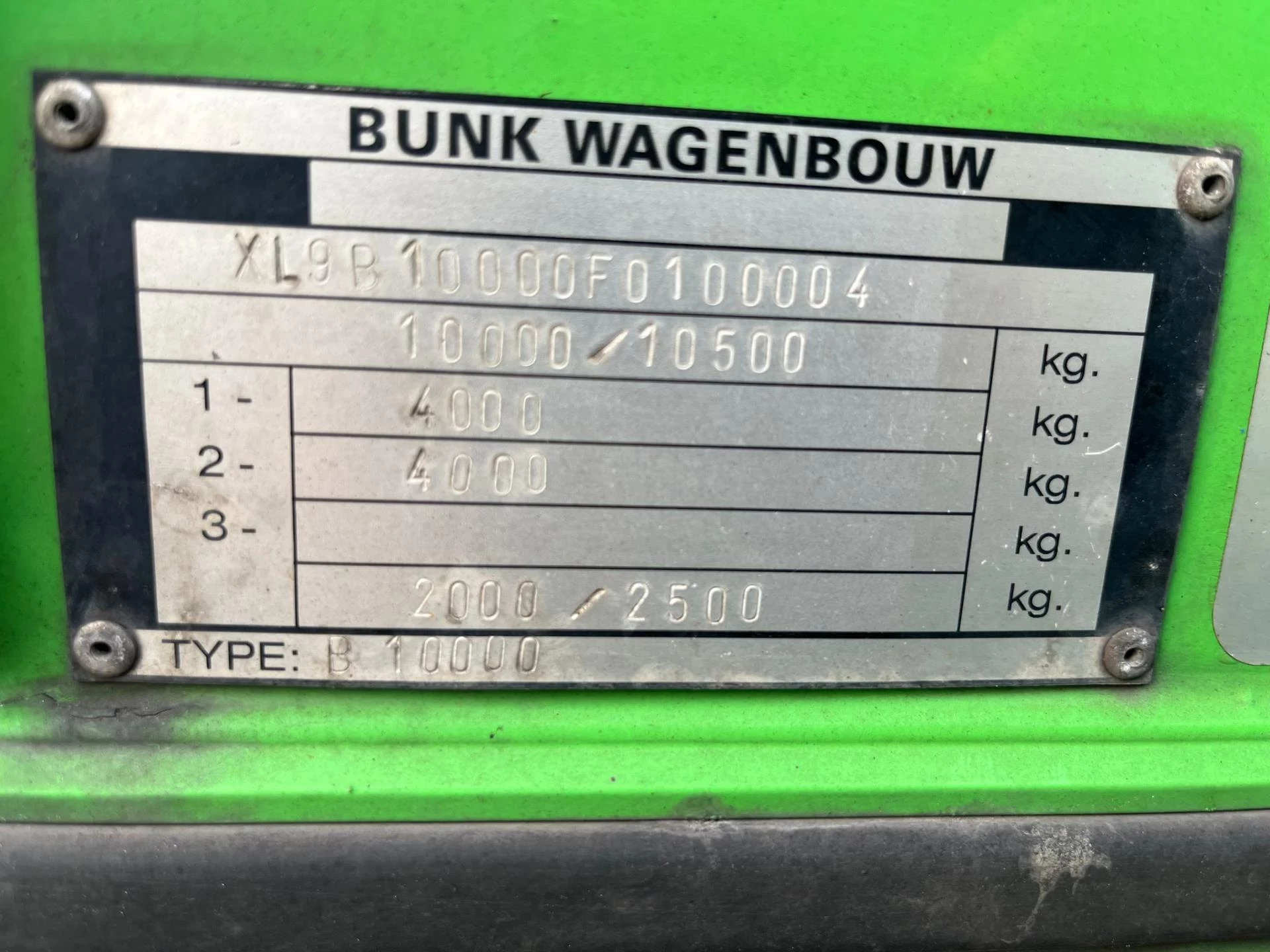 Hoofdafbeelding Bunk 10 Ton 