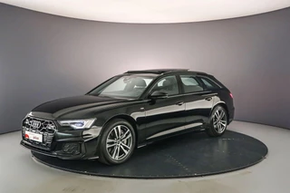 Audi A6 Avant 50 TFSI e S Edition | Pano | Tour/City/Parking | 360cam | Matrix | Stoel/Stuurverwarming | S Line | Optiek Zwart | Alcantara | Parkeerassist |