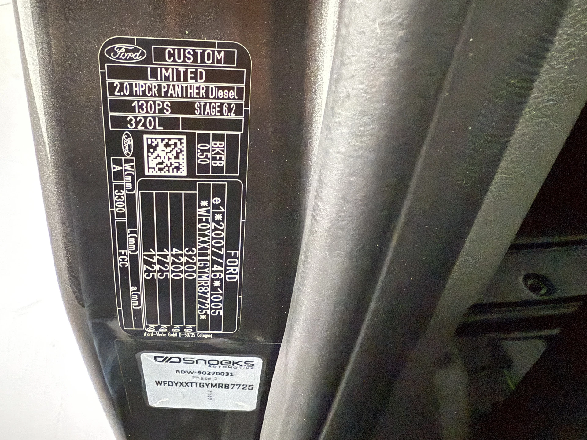 Hoofdafbeelding Ford Transit Custom