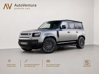 Land Rover Defender 110 2.0 P300e 110 X-Dynamic HSE l Matt Wrap l Schuif-/kantel Panorama dak l Black Pack l Treeplanken l Spoiler l Wheelcover l 23 Inch l