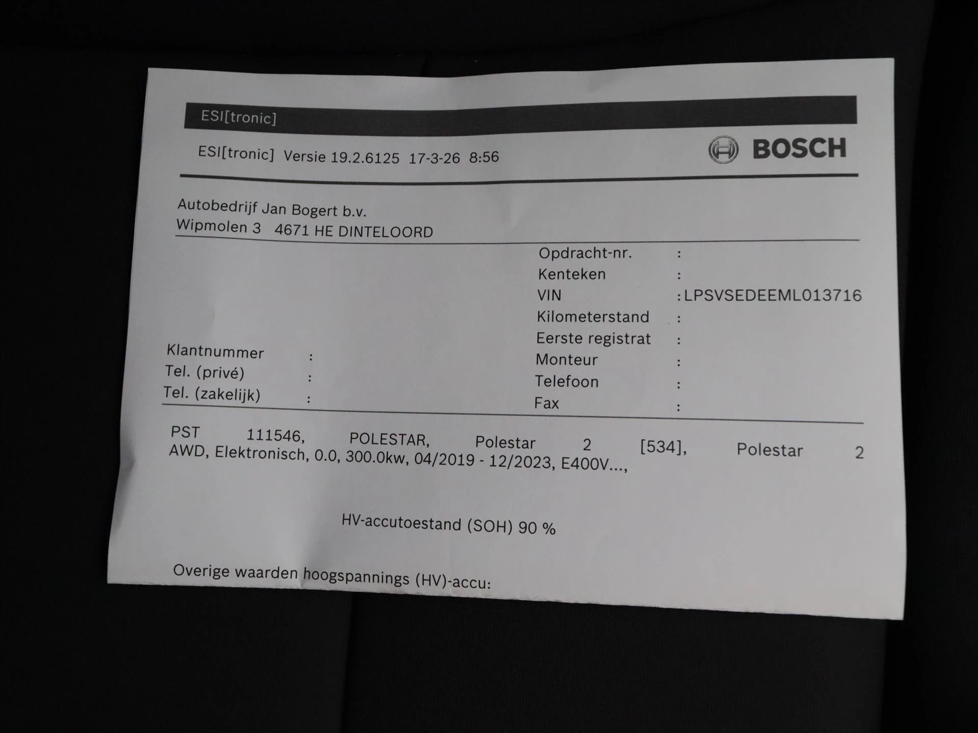 Hoofdafbeelding Polestar 2