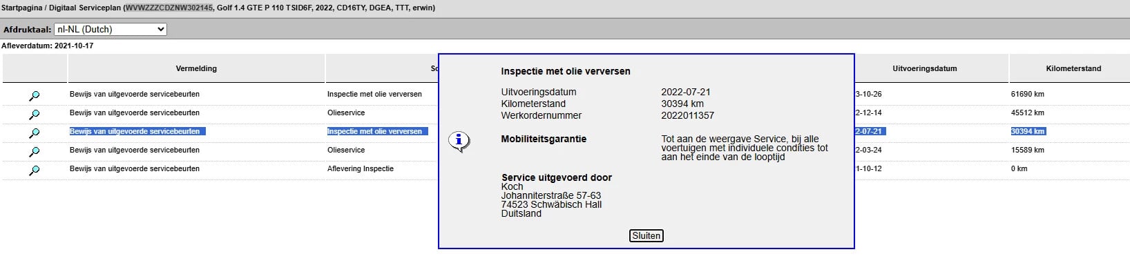 Hoofdafbeelding Volkswagen Golf