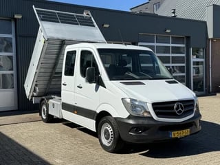 Mercedes-Benz Sprinter 314 2.2 CDI 366 DC Airco Cruise controle Trekhaak 2000kg trekgewicht Navigatie Kipper Kieper Gereedschapskist 1e eigenaar ex Overheid Open laadbak Pick-up Euro 6