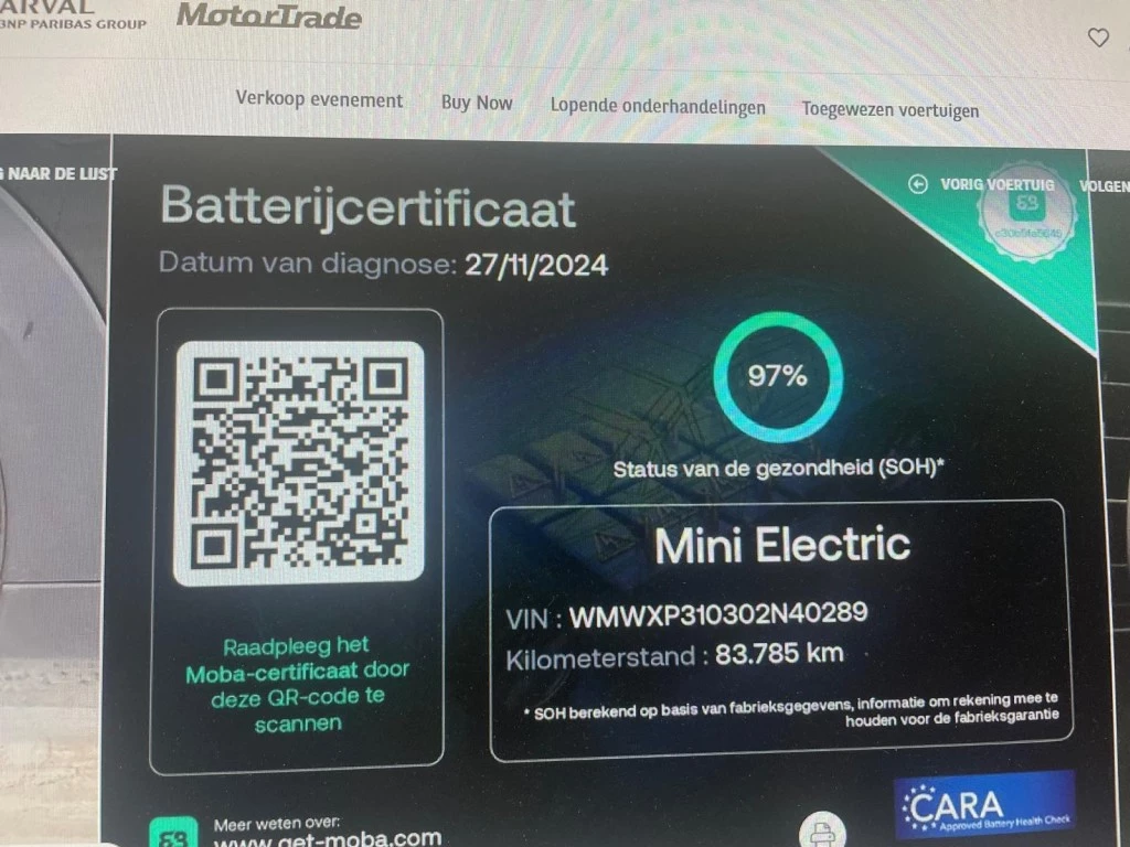 Hoofdafbeelding MINI Electric