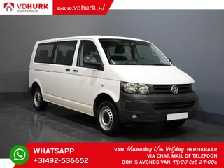 Volkswagen Transporter Kombi 2.0 TDI 140 pk DSG Aut. L2 Combi BPM Vrij! € 22.922,- Incl. BTW 9 Persoons/ 9 P/ Airco/ Cruise